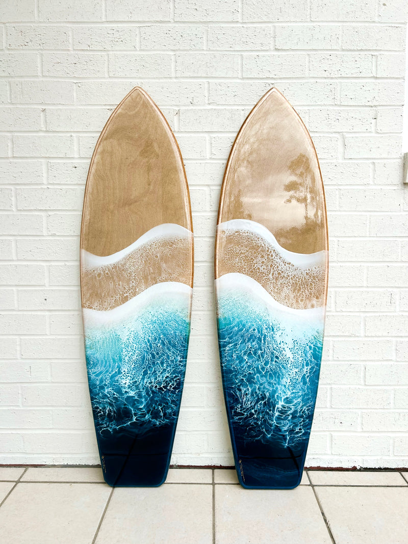 4’ Birch Surfboards with Local Sand