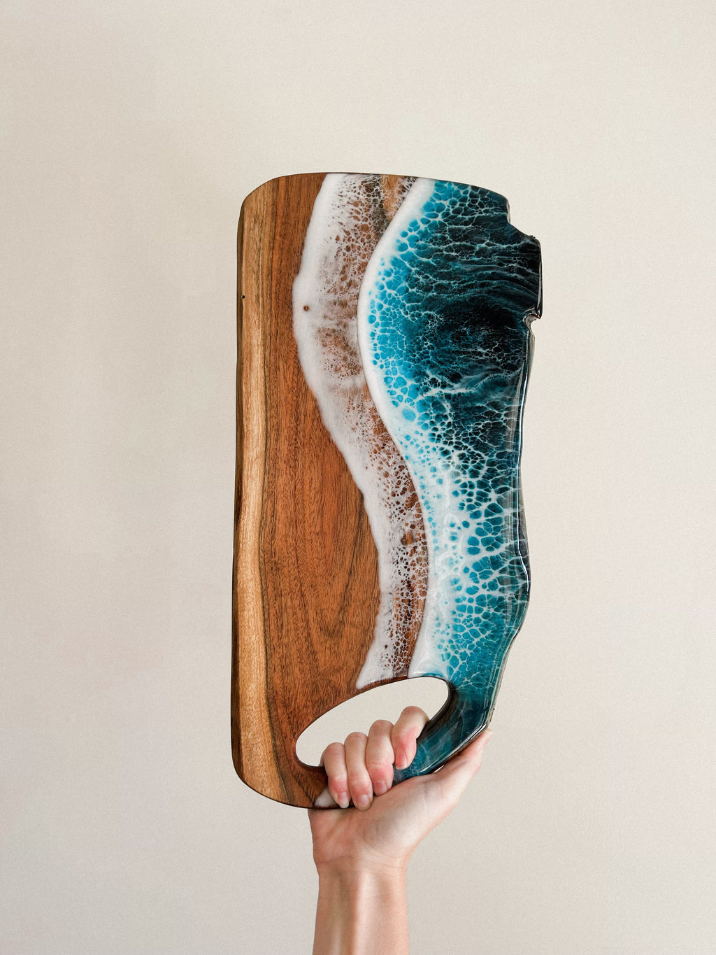 Live edge Acacia Wood Cutting Board