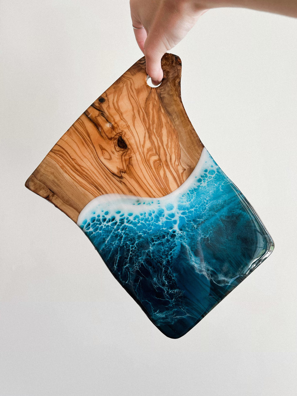 Live Edge Olive Wood Cutting Board