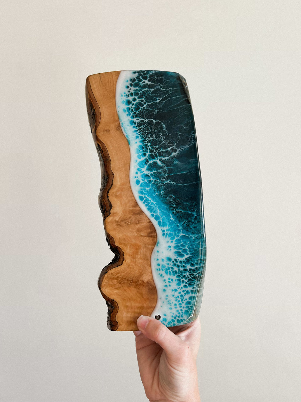 Live Edge Olive Wood Cutting Board