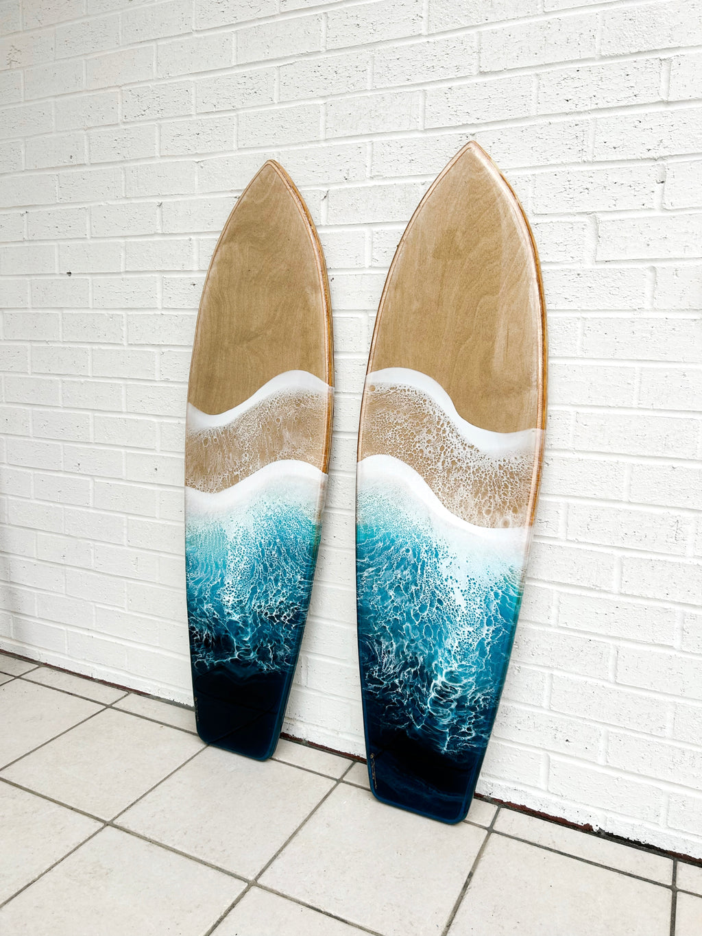 4’ Birch Surfboards with Local Sand