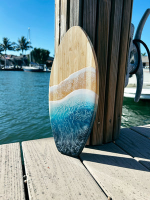 12” Mini Bamboo Surfboard