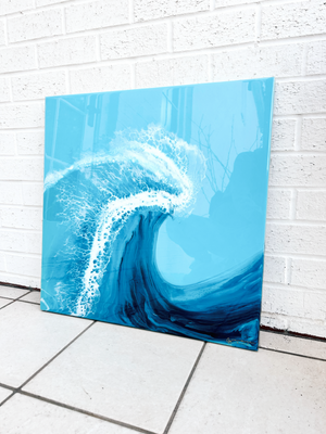 “Paradise” 24x24 Barrel Canvas