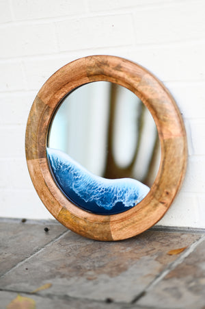 Custom Wooden Mirror 16”