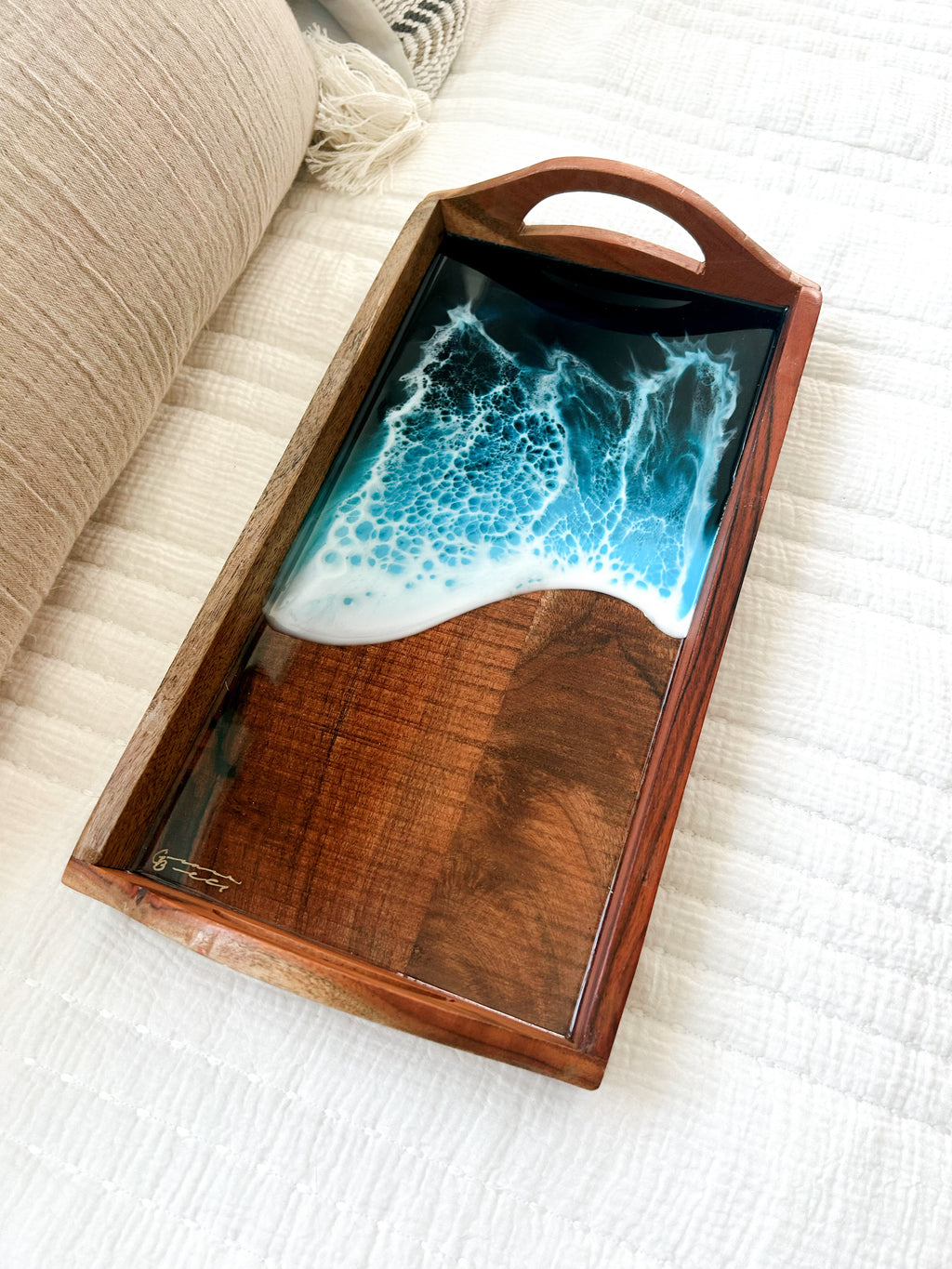 Mango Wood Tray 16x8.75