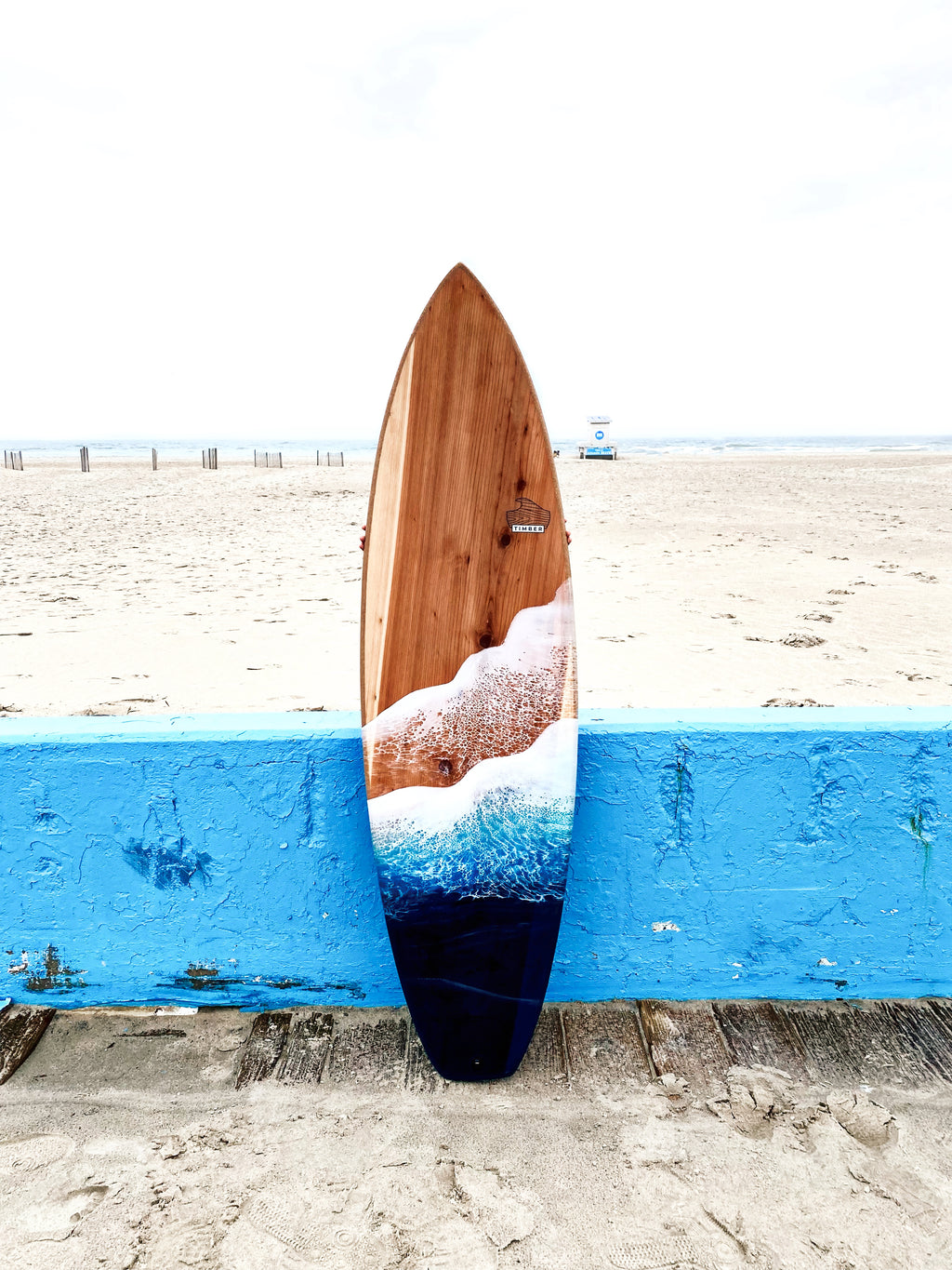 Timber x Grace Bell Surfboard ( shortie)