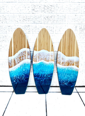 Custom 24” Double Wave Bamboo Surfboards